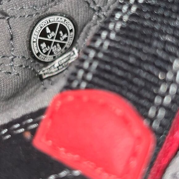 Big Kids' Keen Newport H2 Racing Red Gargoyle Black Size 4 - Picture 5 of 7